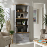 Winchester Bookcase - Grey | Farmhouse look