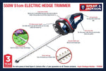 Spear & Jackson 45cm Corded Hedge Trimmer - 550W