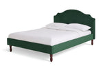 Sophia Kingsize Velvet Bed Frame - Moss Green | Elegant velvet bed