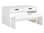 Habitat Kids Rico Desk and Bench - White