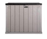 Toomax Storaway 842L Wood Effect Garden Storage Shed - Grey
