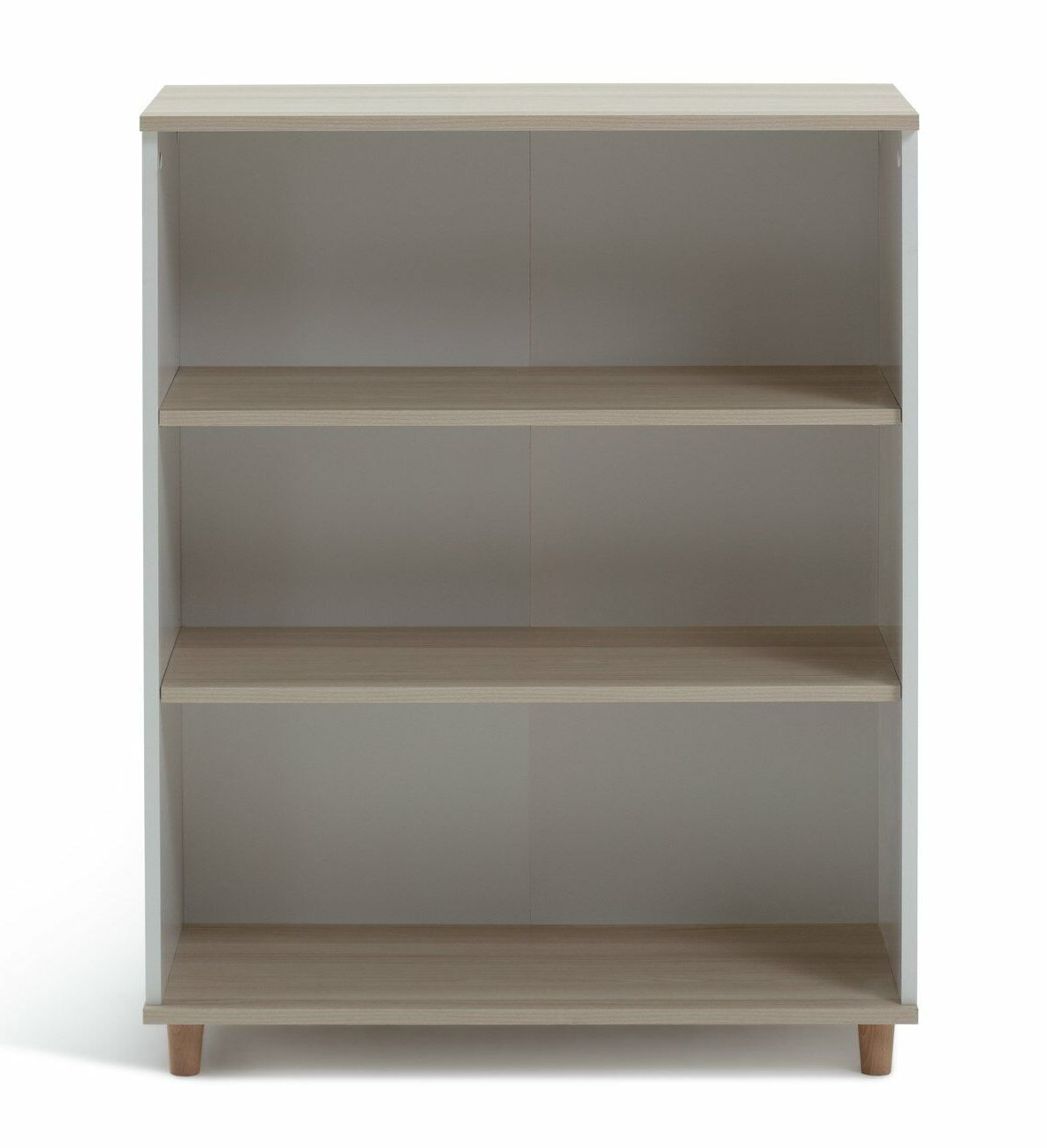 Habitat Kids Melby Deep Bookcase - White & Acacia