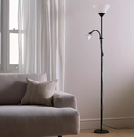 Home Father and Child Floor Lamp Black | Modern Standing Floor Light Home