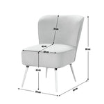 Habitat Eppy Fabric Chair - Mint Green