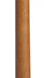 Tapered Wood Floor Lamp Walnut & Green | Modern Standing Floor Light Lighting