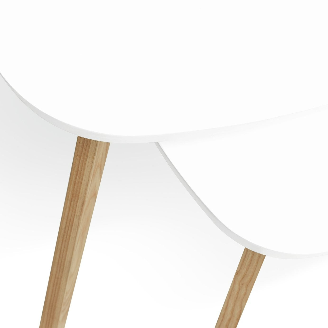 Habitat Cato Nest of 2 Tables - White ( B Grade )