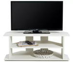 Corner TV Unit - White