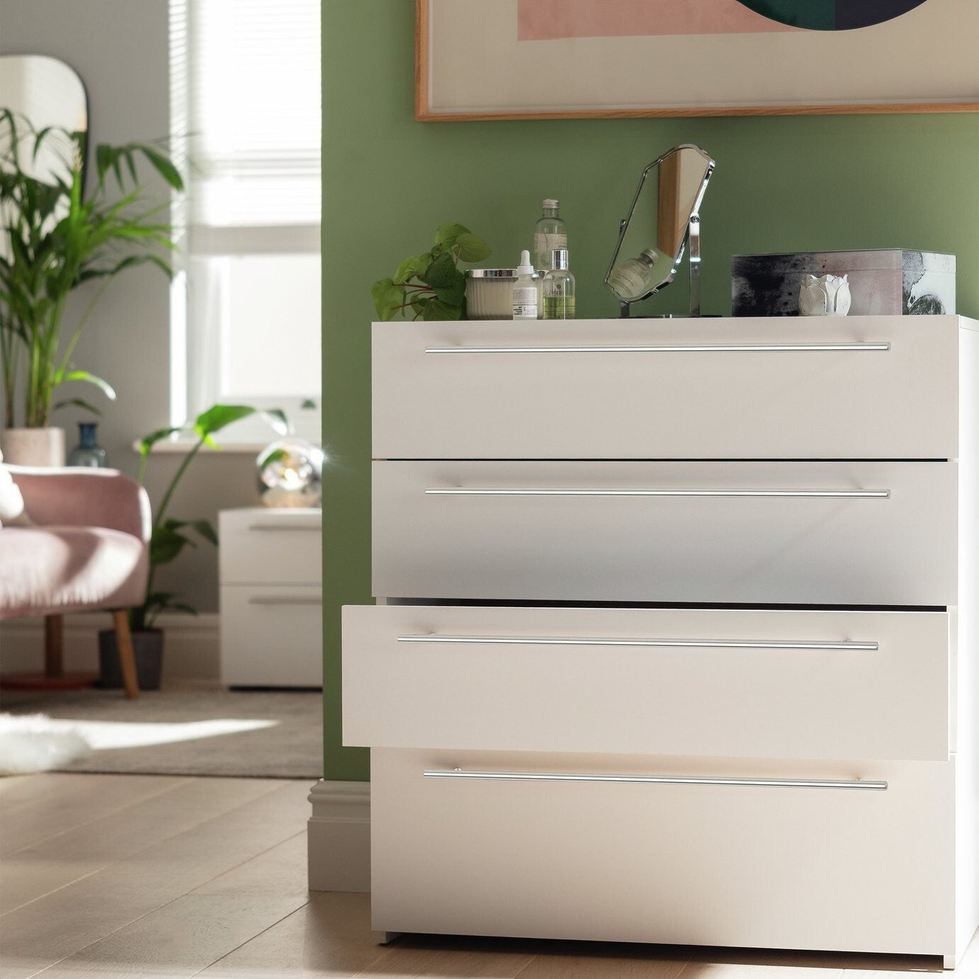 Habitat Atlas 4 Drawer Chest - White