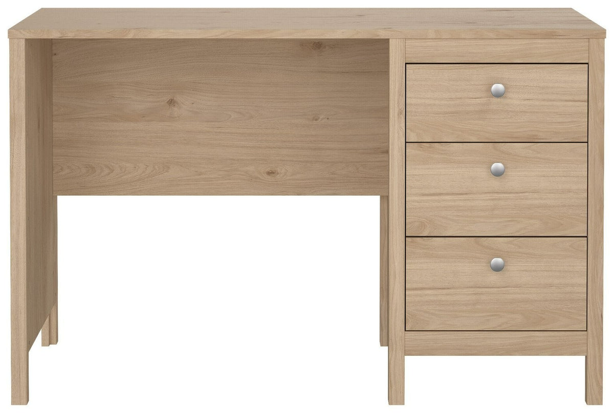 Tvilum Madrid 3 Drawer Office Desk - Oak (B Grade 1041)