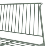 Kanso Small Double Metal Bed Frame Sage Green | Modern Bedroom Furniture Bed