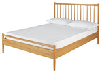 Chiltern Spindle Double Wooden Bed Frame - Oak (S)
