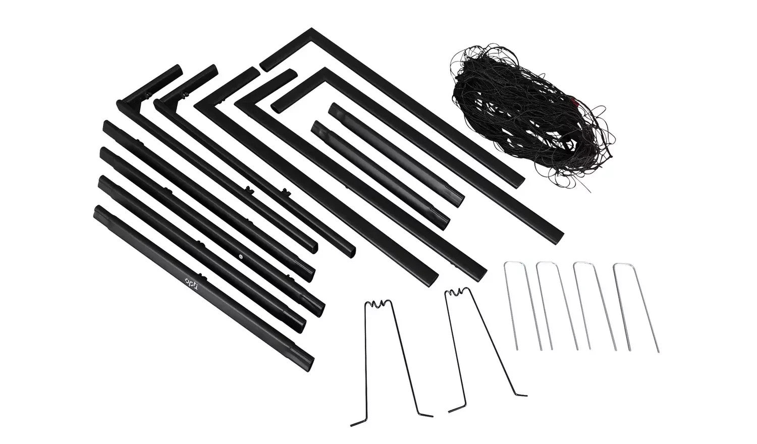 Opti 7 x 5ft Pro Metal Football Goal | Outdoor Garden Football Goal Post Set