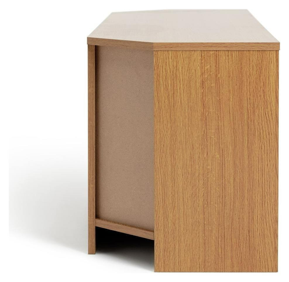 Home Corners 2 Door TV Unit - Natural | TV Stand with Storage