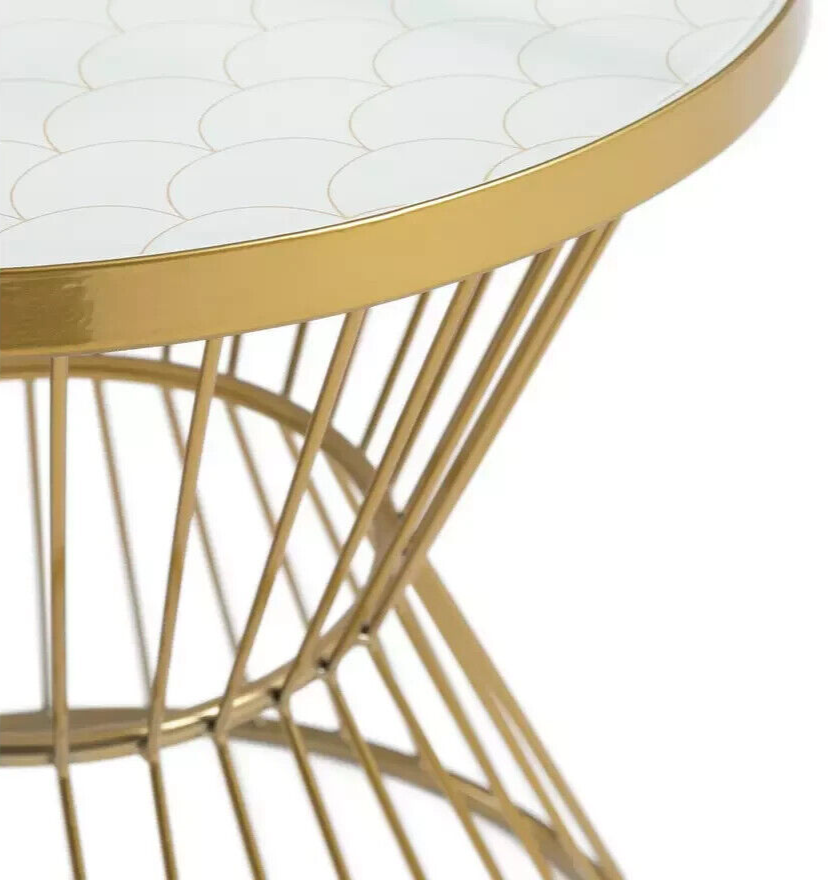 Habitat Huxley Coffee Table - Brass