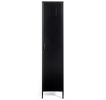 Habitat Stevie Tall 1 Door 4 Shelves Locker - Black