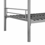 Mason Single Bunk Bed For Kids / Adults/Teenager -Silver x2 Memory Foam Mattress