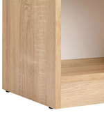Carla 1 Door Display Cabinet - Oak (B Grade)