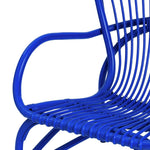 60 Wyatt Rattan Chair - Blue