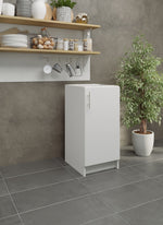 JD Greta Fixed Height Kitchen Base Unit 400mm - White Matt A-
