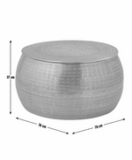 Sona Storage Coffee Table Brass | Modern Living Room Furniture