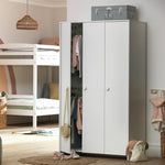Kids Juno 3 Door Wardrobe - White (B Grade 1114)