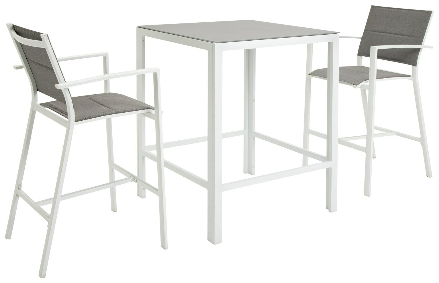 Cristo 2 Seater Metal Garden Bistro Set