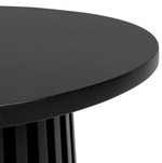 Habitat Jericho Side Table - Black | Modern Nightstand Bedside End Table Small