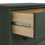 Brooklyn 4 Drawer Chest of Drawers - Green | Organized Clothing Space