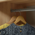 Home Jenson 3 Door 4 Drawer Wardrobe - New Oak (B Grade)
