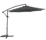 2.5m Overhanging Garden Parasol - Black ( B Grade 11826 )