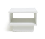 Cubes End Table - White