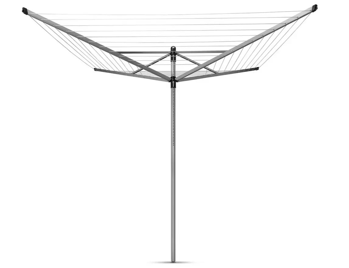 Brabantia 60m Lift-O-Matic Washing Line with Ground Spike | Rotary Clothes Airer