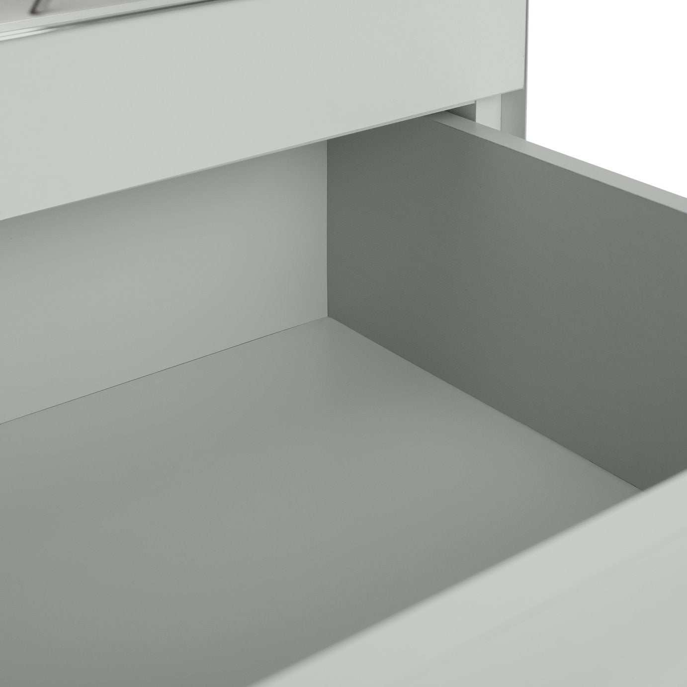 Home Brisbane 3 Door 3 Drawer Wardrobe – Grey | Sleek Neutral Aesthetic