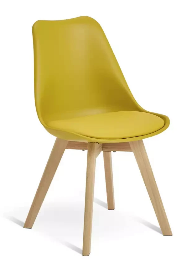 Jerry Pair of Dining Chair - Yellow | Modern Mealtime Seating