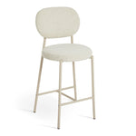 Habitat Orson Boucle Counter Bar Stool - White