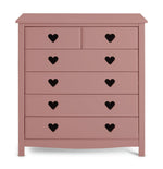 Home Kids Mia 6 Drawer Chest - Pink | kids bedroom storage