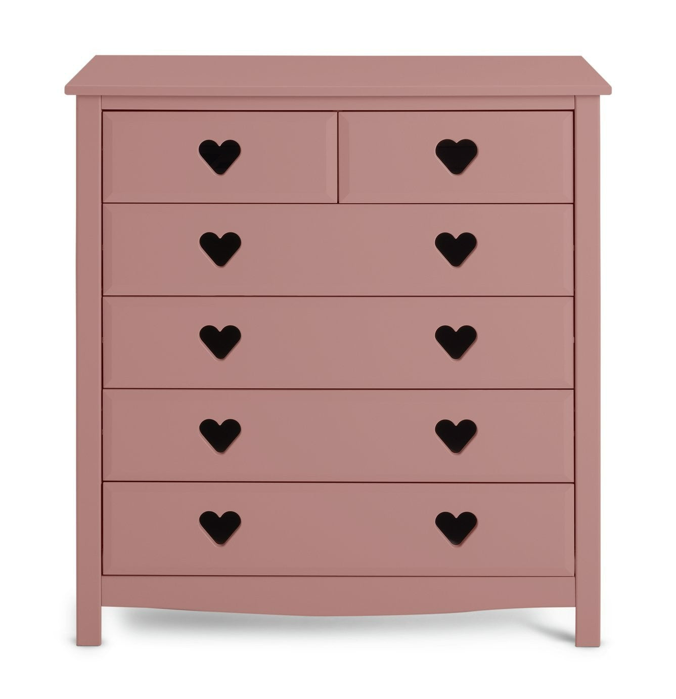 Home Kids Mia 6 Drawer Chest - Pink | kids bedroom storage