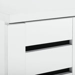 Slatted 2 Door Shoe Storage Cabinet - White ( B Grade 24988 )