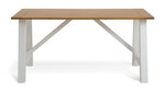 Burford Solid Wood 4 Seater Dining Table - White | Stylish Kitchen Design