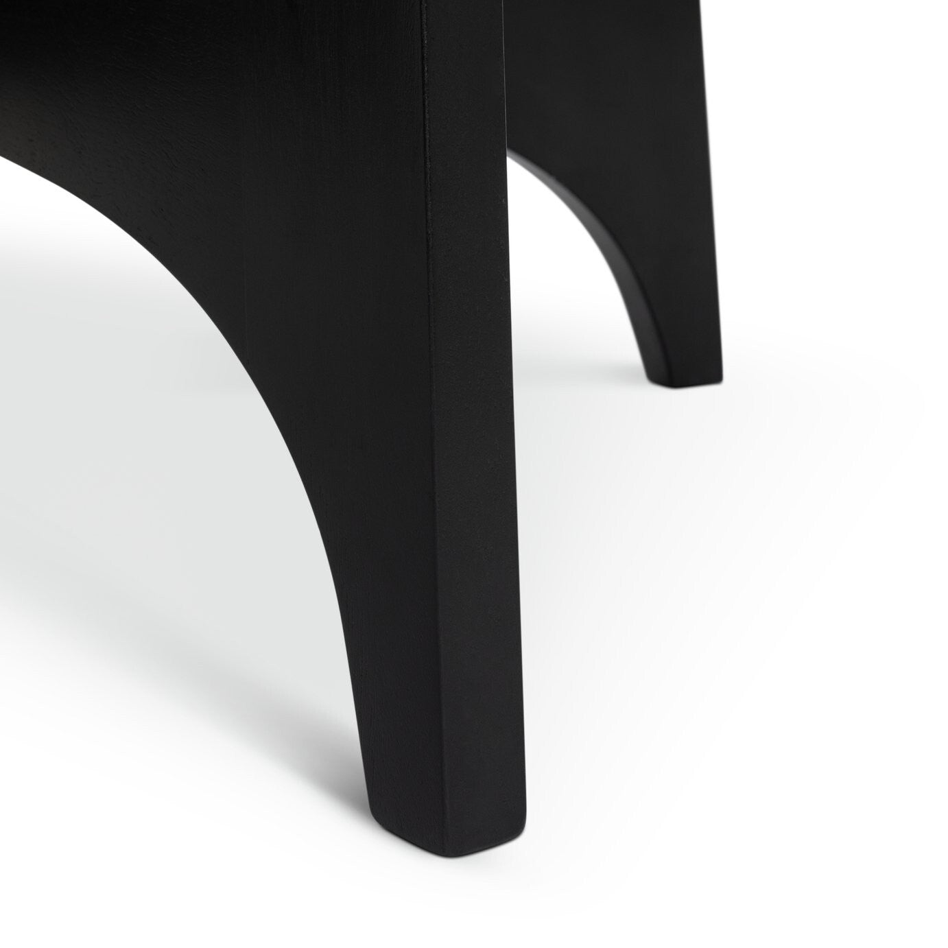 Habitat Mid Century Round Coffee Table - Black ( B Grade 26391 )