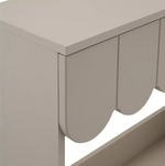 Fala 1 Drawer Console Table Natural | Hallway Storage Furniture Unit