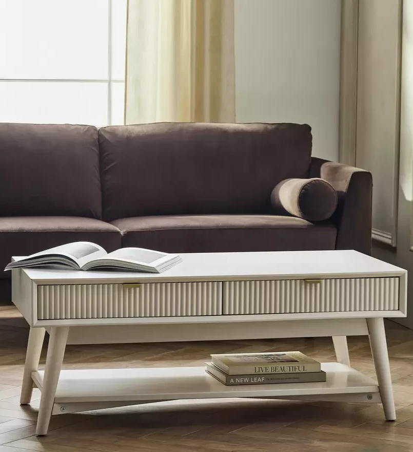 Roland Coffee Table - Cream (B GRADE)