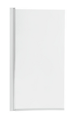 Straight Half Screen Bath Screen - Silver