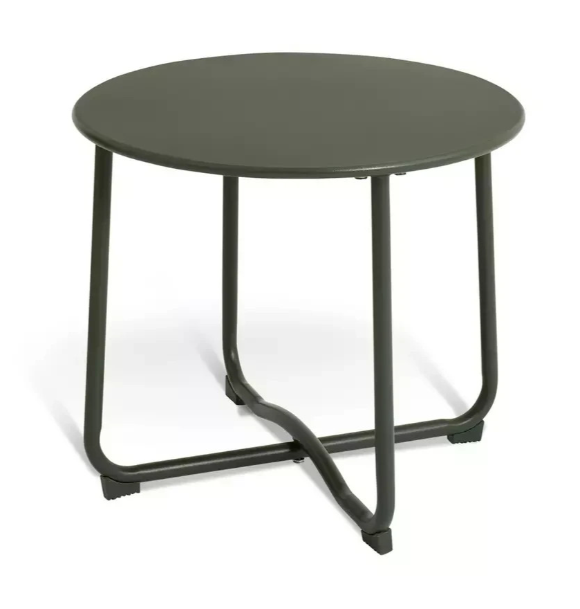 Scoop 2 Seater Metal Garden Bistro Set Green | Outdoor Patio Furniture Set