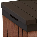 Keter Darwin 380L Outdoor Garden Storage Box - Brown