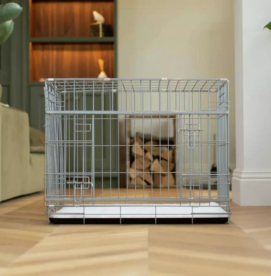 Lords & Labradors Heavy Duty Sliding Door Crate Extra Large | Pet Cage Kennel