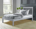 Aspley Single Wooden Bed Frame - Grey | Kids Bedroom Furniture or Guest Bed Fram