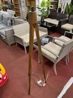 Habitat Tripod Floor Lamp Base - Walnut Stain (S)