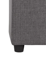 Home Wendover Fabric Ottoman with Stools Grey | Storage Ottoman Bench Furniture
