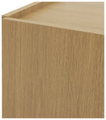 Seville 2 Door Shoe Storage Cabinet - Oak ( B Grade 54818- 54819 )
